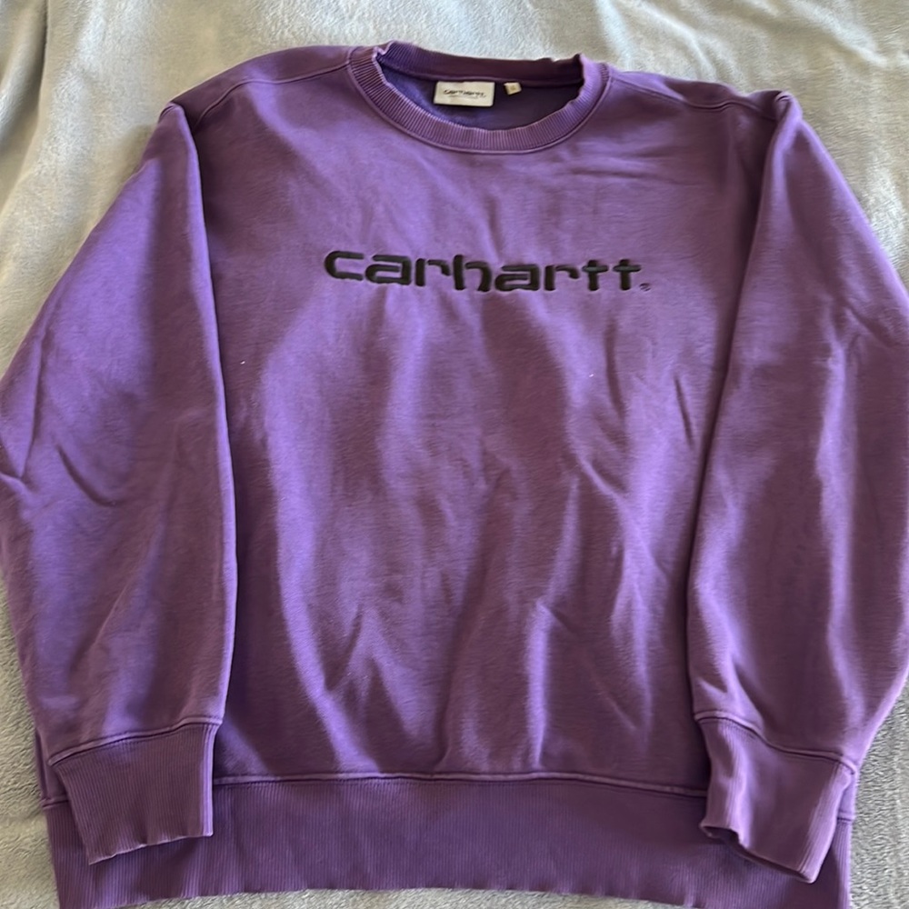 Purple Carhartt WIP Crewneck Sweater